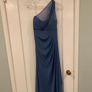 David's Bridal - One Shoulder Bridesmaid Dress